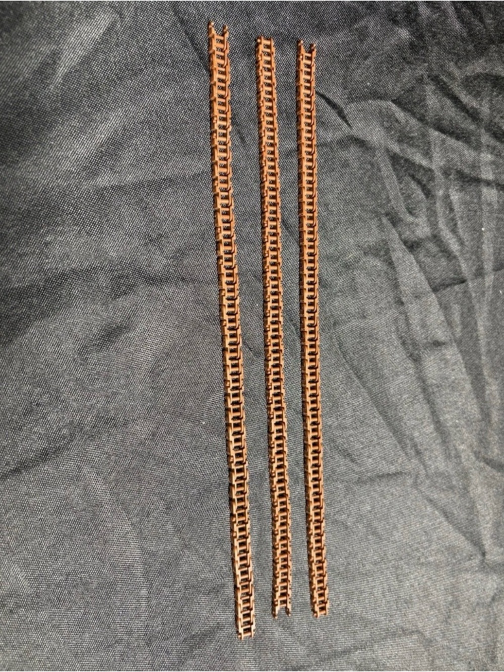 LEGO 119 Pcs Technic Small Reddish Brown Chain Links Track Parts Lot